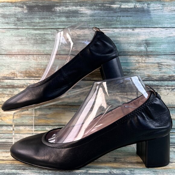 Cole Haan Aviana Pumps Womens 9B Black Leather Dress Work Shoes Low Block Heel - Picture 3 of 12